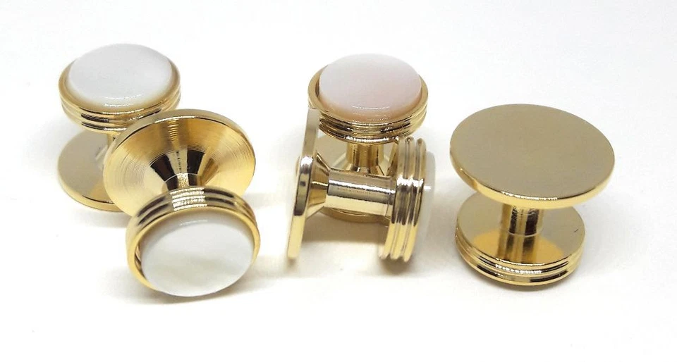 CAMISA ESMOQUIN MADRE PERLA/ORO TACHUELAS (5) FABRICANTES ¡¡PRECIO DIRECTO!!!  Foto 2 de 4