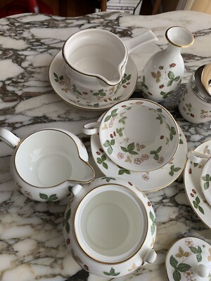  WILD STRAWBERRY WHITE 食器セット wedgwood wild strawberry bone china | eBay