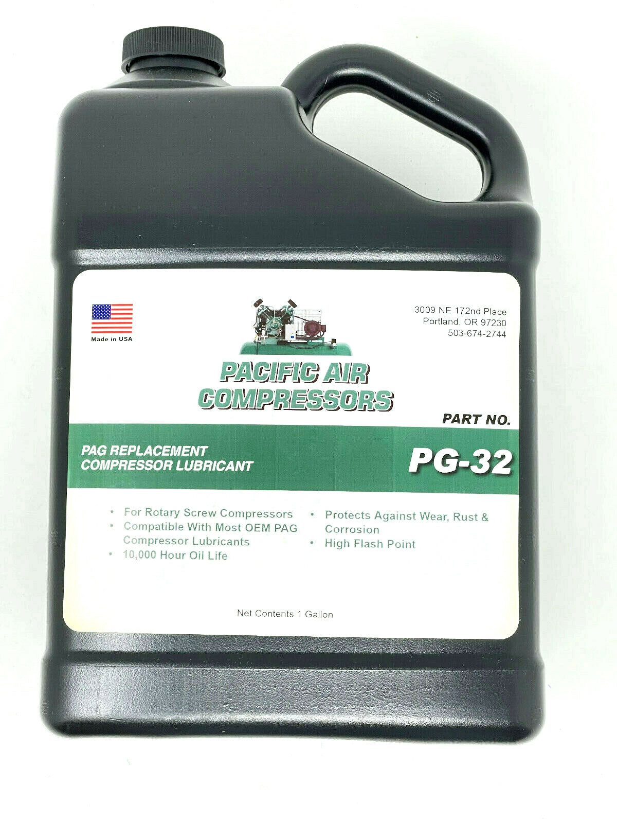 1 GALLON SULLUBE 32 EQUIVALENT SULLAIR POLYALKYLENE GLYCOL SYNTHETIC OIL
