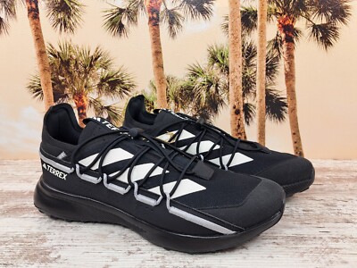 Adidas Terrex Voyager 21 Hiking Shoes Black White HP8612 Men's Size 11 NEW 