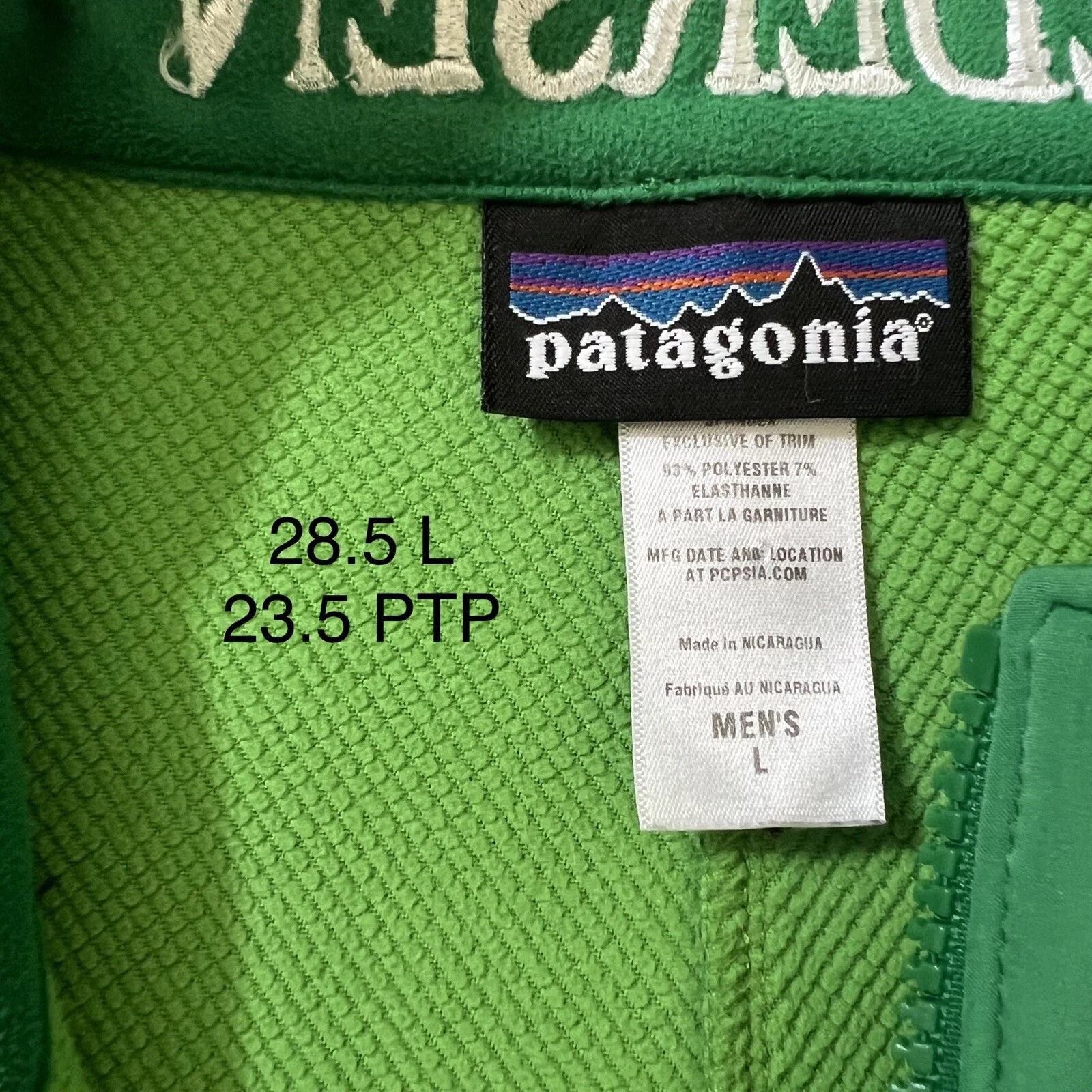 patagonia full zip collared outdoors sportswear utility jacket