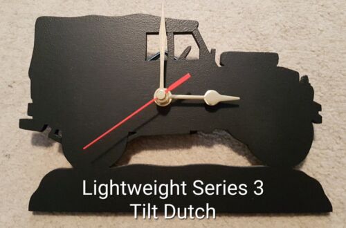 Land Rover Series 3 Lightweight Tilt Dutch Military Wall Clock 4x4 Ideal Gift - Afbeelding 1 van 7