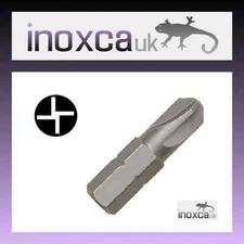 1 TORQ BIT 8mm OFFSET CRUCIFORM 1/4 HEX SHANK BIT 25mm LG  CR-V CHROME-VANADIUM