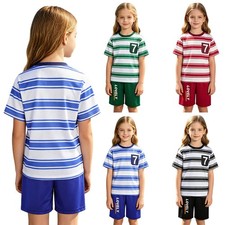 Kids Ouifit Jogging Costume Competition Girls Basketball Football Running Team