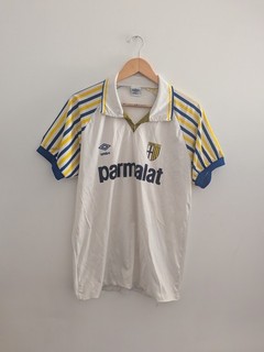 Parma Umbro 90 91 Home Shirt Sz M 100% Original And Authentic