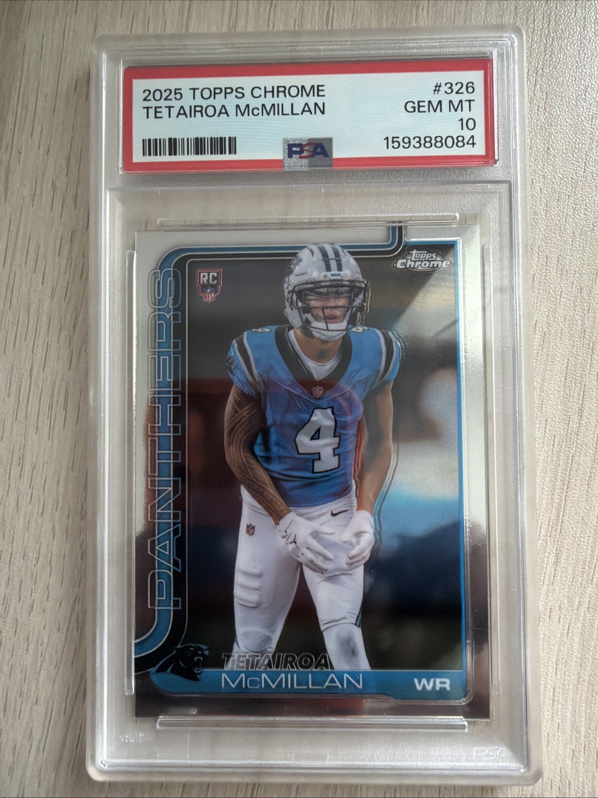 Tetairoa McMillan Topps Chrome #326 Base