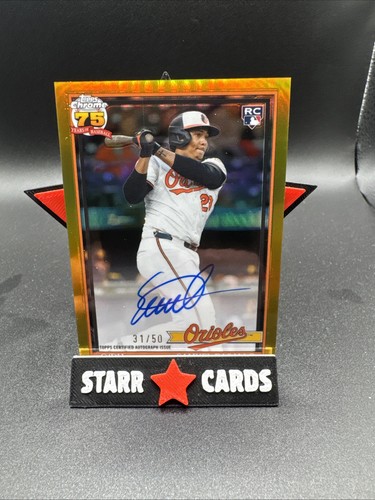 🔥🔥2026 Topps Chrome Samuel Basallo Gold Refractor Auto /50 91CA-SB🔥🔥
