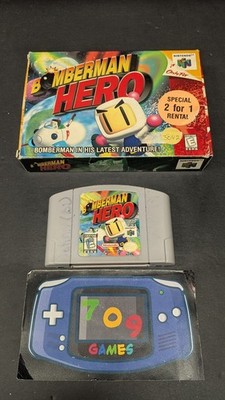 Bomberman Hero (Nintendo 64, 1997)  N64 BOXED IN W/BOX