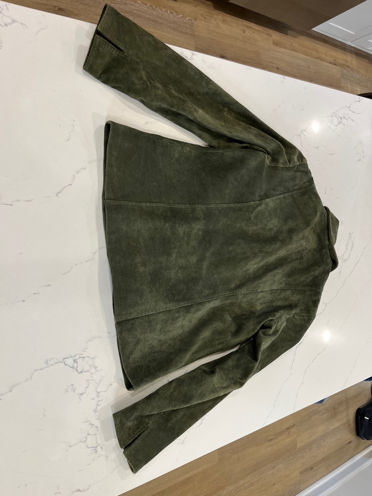 Pendleton woman's olive green Pendleton suede but… - image 4