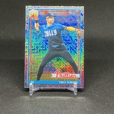 2026 Topps Series 1 Trea Turner 1991 Chrome Silver Pack Mojo Refractor #91C-33