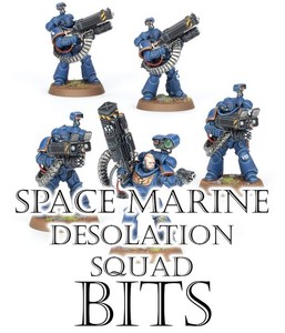 Warhammer 40k Space Marine Desolation Squad Bits Adeptus Astartes Games Workshop