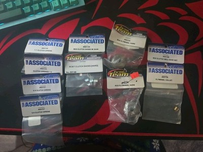 team associated rc8b3/rc8t3 clutch parts lot shoes springs flywheels NEW
