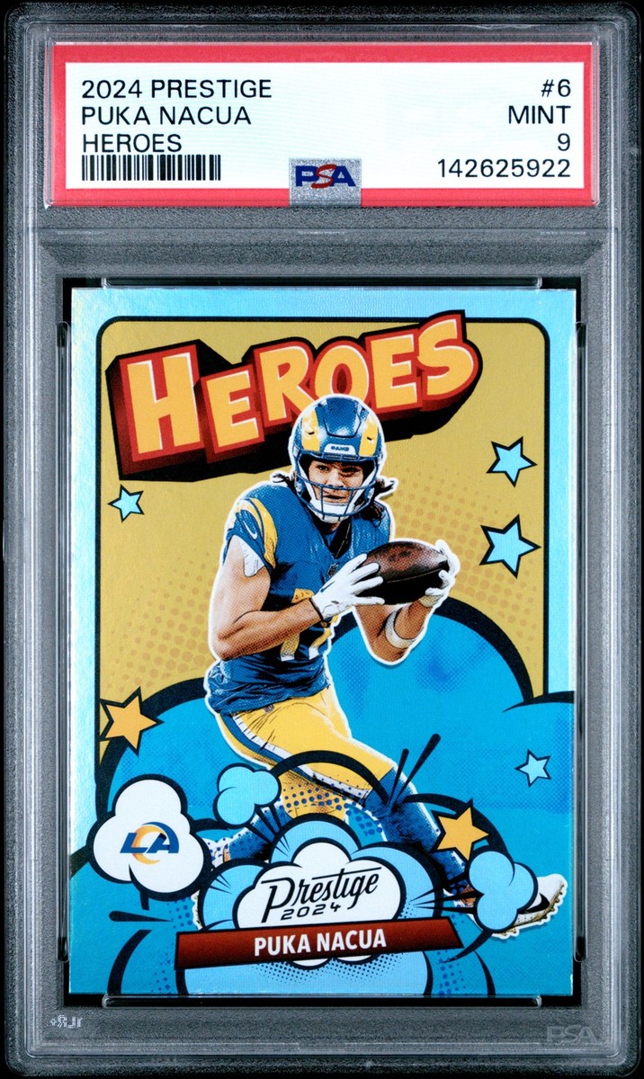 Puka Nacua 2024 Prestige Heroes #6 PSA 9 Rams | eBay