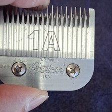 Oster 1A Detachable Clipper Blade 1A 3.2mm Square Silver MPN 069E