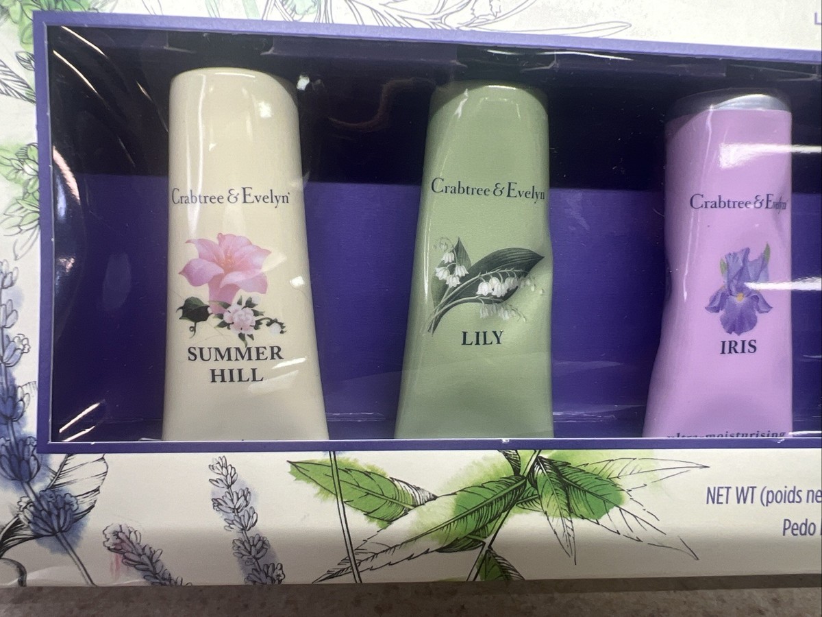 Crabtree & Evelyn Hand Therapy Collection Gift Box Set - 6 Piece