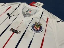 PUMA CHIVAS GUADALAJARA BRIZUELA SOCCER JERSEY SIZE L vs RIVER PLATE MEXICO
