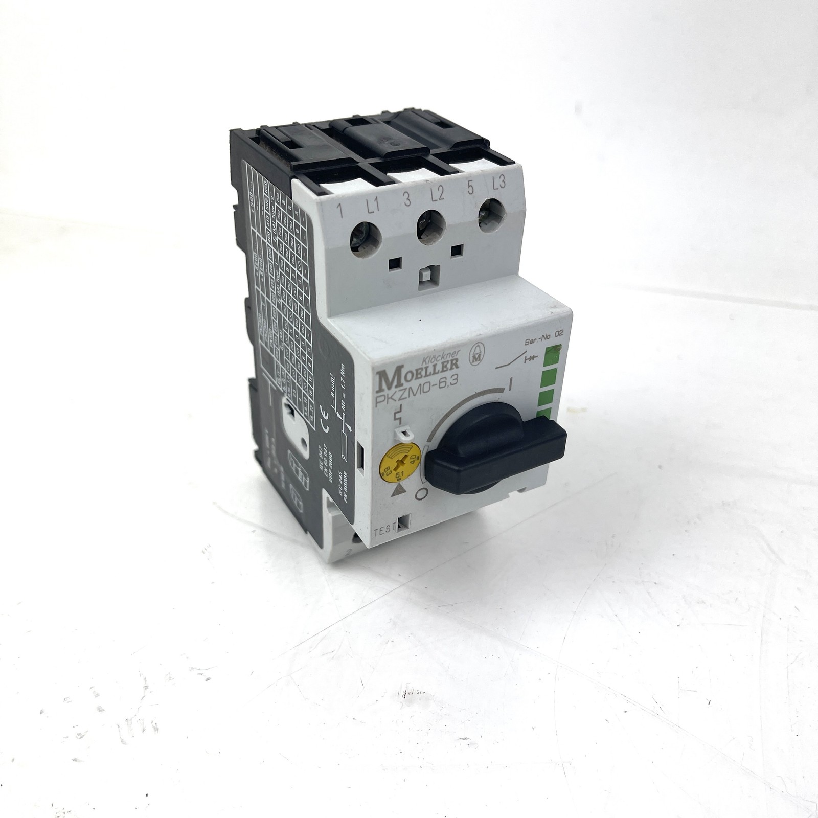 Motor Circuit Breaker PKZM0-6.3 Moeller 4-6.3A *Used*