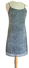 Vintage Y2K Snakeskin Mini Dress, Cocktail Sexy Jalate
