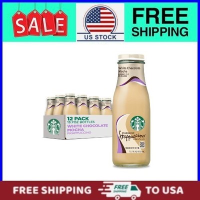 Starbucks Frappuccino White Chocolate Mocha Iced Coffee Drink 13.7 fl oz 12 Pack
