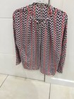 Haut chemisier femme Bimba Y Lola XS imprimé graphique partout