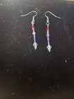 Handmade Swarovski Dangle Earrings — photo 2