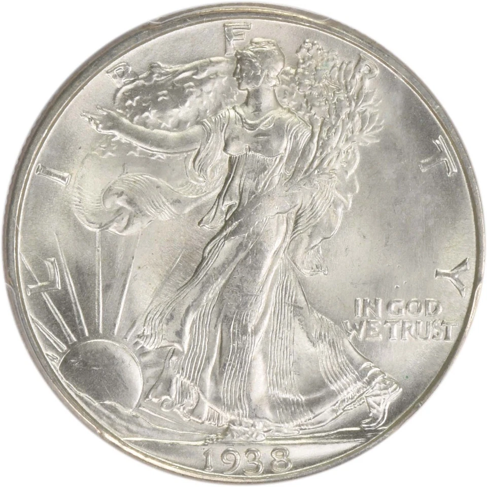 1938-D Walking Liberty Silver Half Dollar MS64 PCGS (CAC) - Image 3 of 4