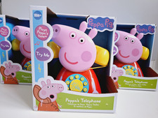 🎁 Peppa Pig Telephone Pull Along Musical Phone With Sound Tunes Toy toddler