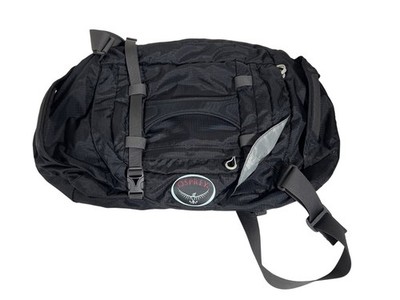 Osprey Transporter 30L Backwoods Black Duffel Bag Hiking Travel Outdoor