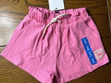 NWT Zara Pink Elastic Waist Shorts with Pockets Girls Size 6