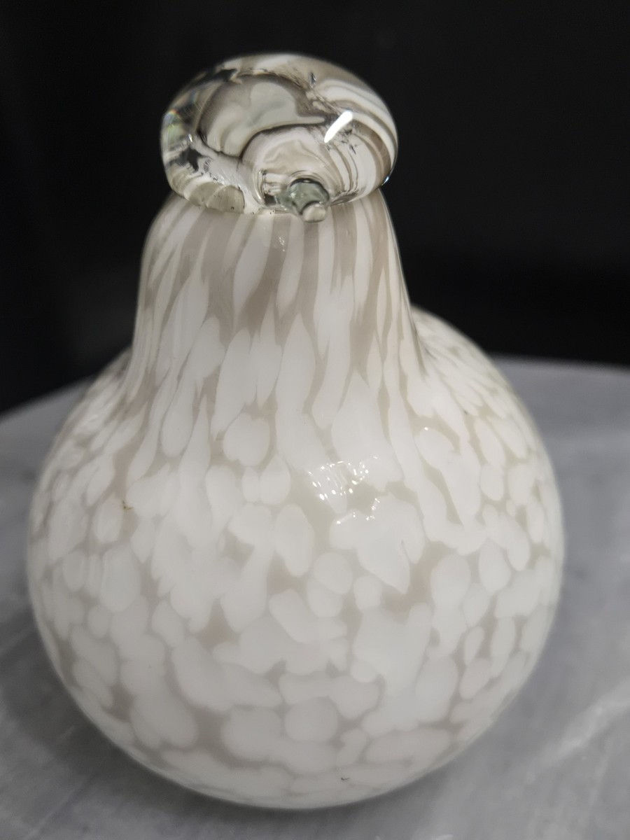 Iittala Finland Oiva Toikka Nuutajarvi Littala White Glass Bird