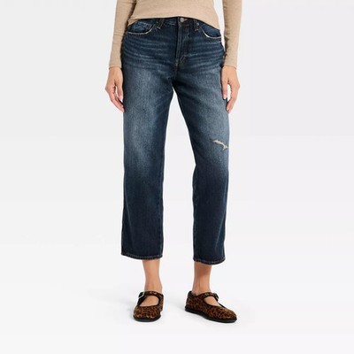 Women Mid-Rise Boyfriend Jeans - Universal