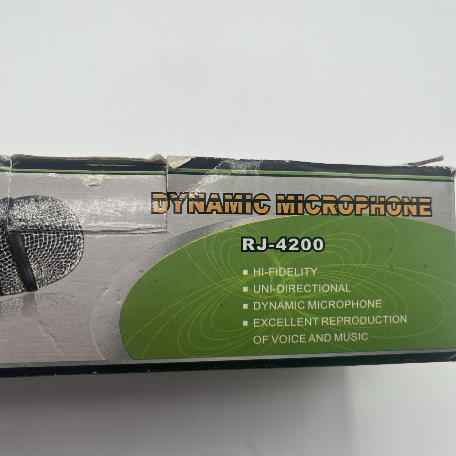 Ritech Dynamic Mircrophone Gray Hi-Fidelity Uni-Directional RJ-4200