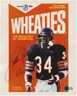 Walter Payton Signed Wheaties Box 8x10 Photo Chicago Bears BAS