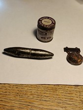 Service Men's Trench Lighter 120th, Masons Service Medal, B&B Plaster Can