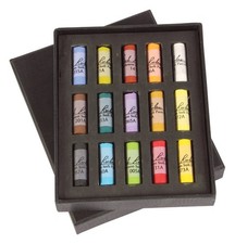 4280150 Assorted Round Half Stick Pastels (Set of 15)
