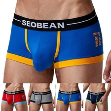 Men's Stylish Trunks Shorts Underwear Featuring Soft Material and Bulge Pouch