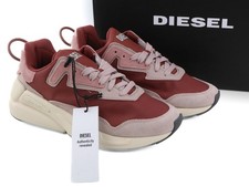 DIESEL Women Sneakers S-Serendipity LC UK3 Lace Up Low Top Logo Purple Trainers