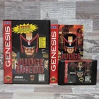 Authentic Judge Dredd Sega Genesis Game Complete with Manual CIB