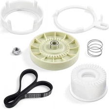 W10721967 Washer Pulley Clutch Kit and W10006384 Drive Belt Replacement for... 