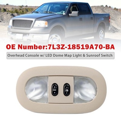 Overhead Console & Sunroof Switch 7L3Z-18519A70-BA Tan Für Ford F-150 2004-2008