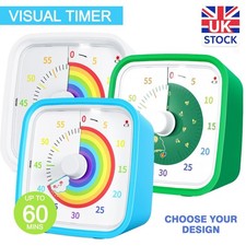 Listing image for 60 Minute Visual Timer | Silent Countdown Clock for Kids & Adults