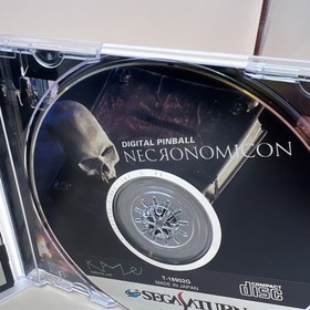 Necronomicon Degital Pinball Sega Saturn SS Kaze Used Japan Import 1996 Tested