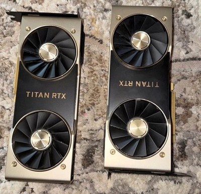 NVIDIA Titan RTX 24 GB GDDR6 PCIe 3.0 Graphics Card 900-1G150-2500-000 PG150 GPU