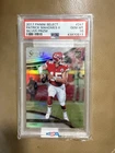 2017 Panini Select Field Level Patrick Mahomes #247 Silver Prizm PSA 10 Gem Mint