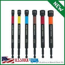 Klein Tools 32930 SAE Magnetic Impact Nut Setter Set, 6-Piece Color Coded Power
