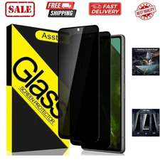 2 Pack] Privacy Screen Protector for Google 6.1", 9H Hardness Tempered Glass ...