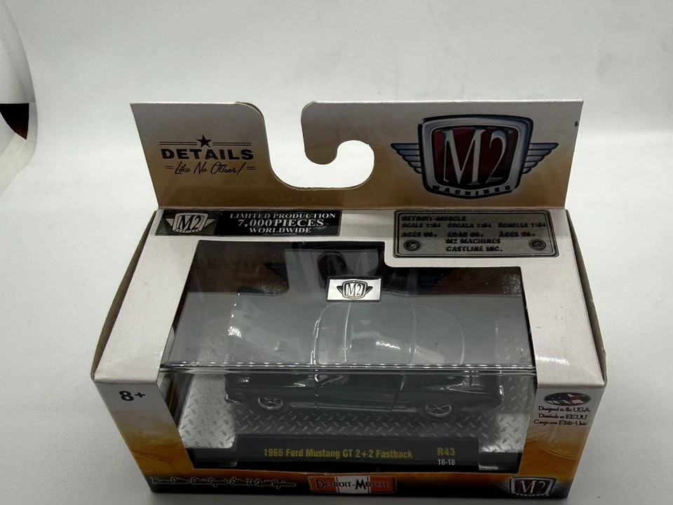 Ford Mustang GT 1965 2+2 Fastback R43 18-18 máquinas M2 Foto 2 de 2