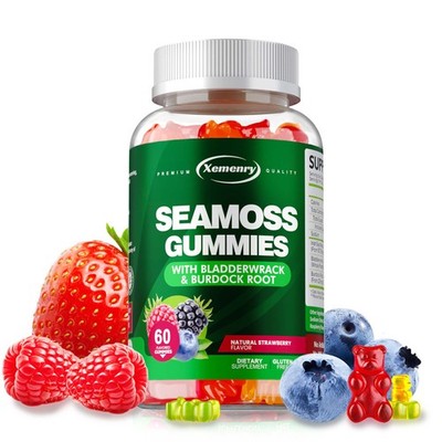 Sea Moss Gummies - with Bladderwrack & Burdock Root 