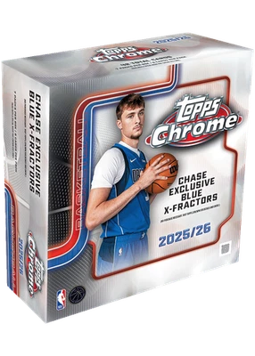 2025-26 TOPPS CHROME MEGA BOX (42 Cards) NBA Basketball Brand New Sealed QTY