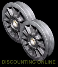 FITS GRASSHOPPER 2-PACK IDLER PULLEYS ZERO TURN 616 614 720 718 44" 52" 61" DECK